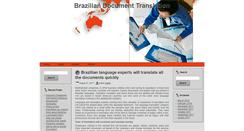 Desktop Screenshot of braziliandocumenttranslation.org