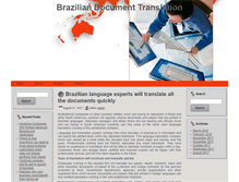 Tablet Screenshot of braziliandocumenttranslation.org